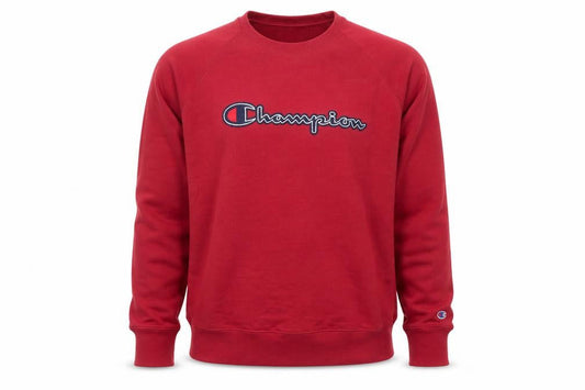 Champion Men's Red XL Crew Neck Pullover Sweatshirt