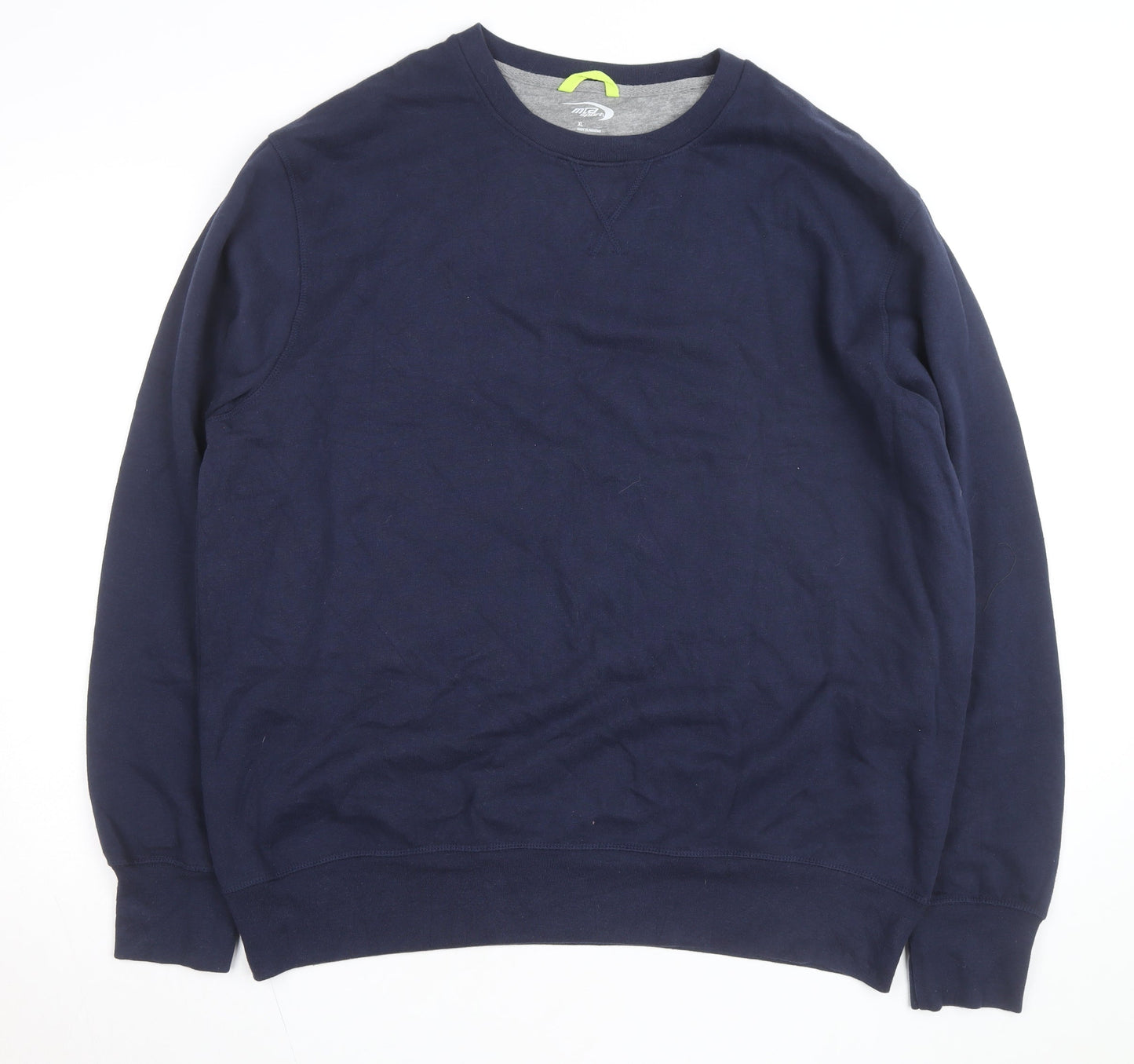 MTA Sport Men's Navy Blue XL Crew Neck Pullover Sweatshirt