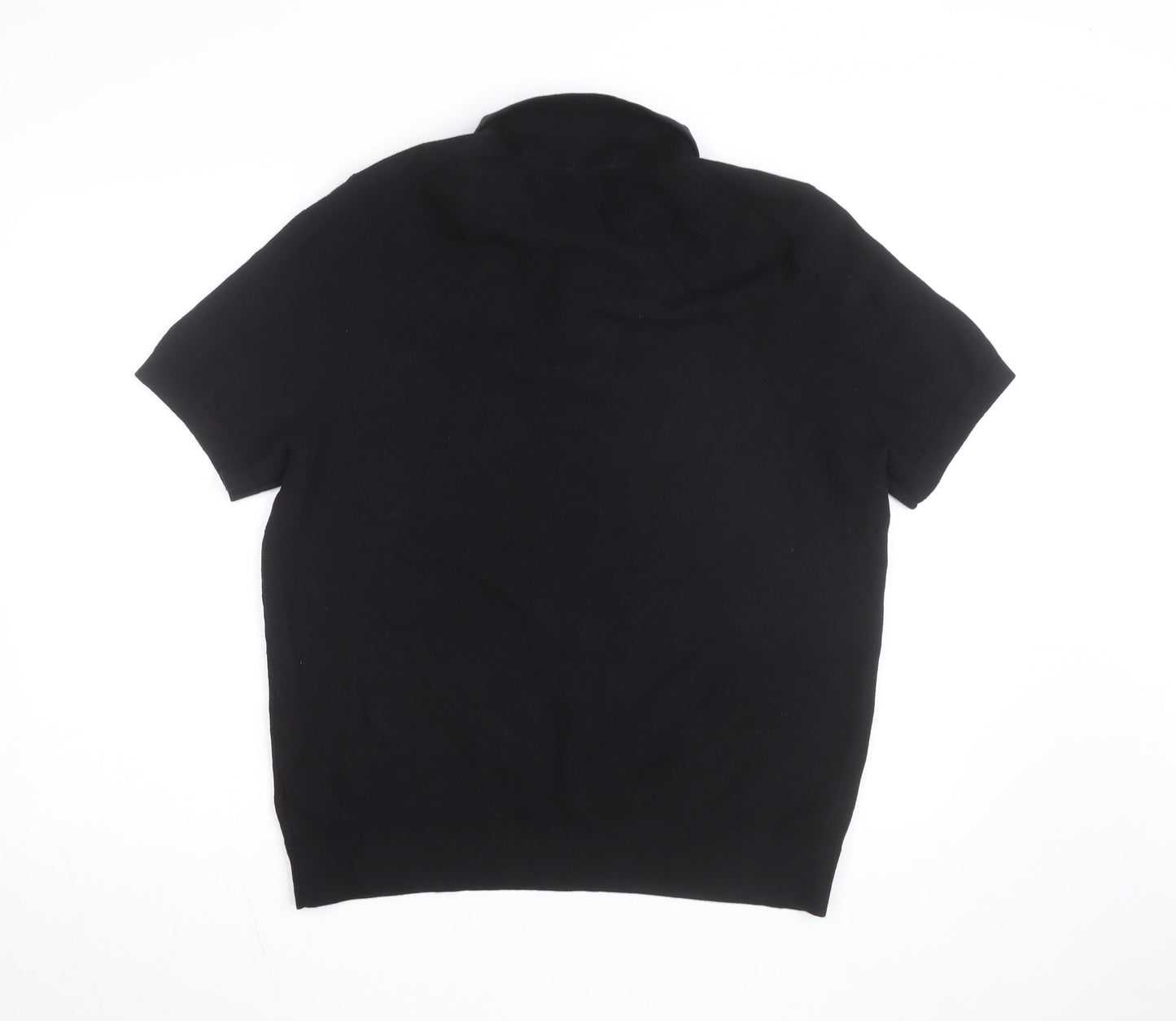 Marks and Spencer Men’s Black 2XL Cotton Polo Shirt