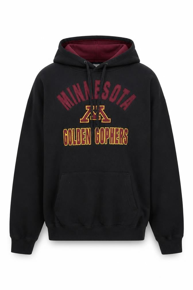 Campus Heritage Mens Black XL Pullover Hoodie Minnesota Golden Gophers