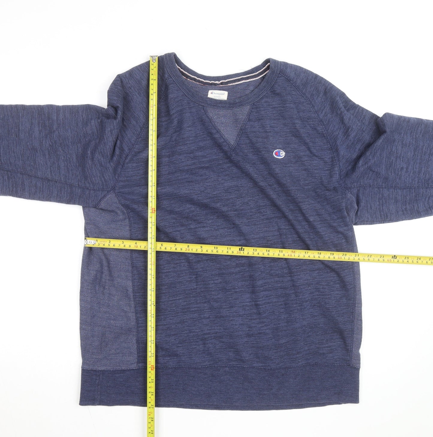 Champion Men's Blue XL Pullover Sweatshirt Crew Neck Athletic Jersey