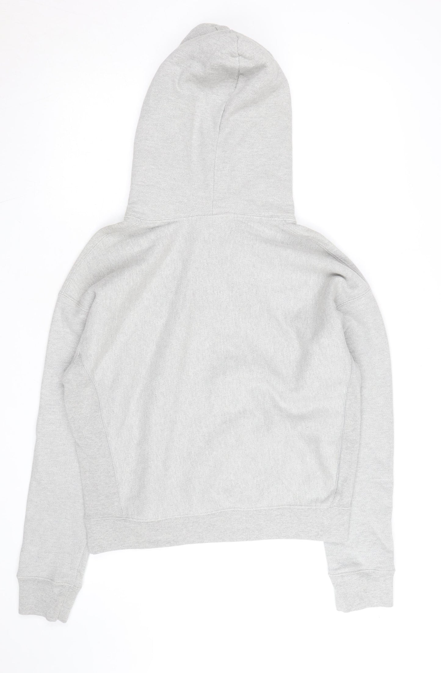 Champion Mens Grey Pullover Hoodie L Reverse Weave Embroidered Logo