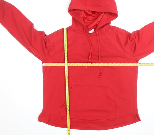 Athletic Works Men's Red Pullover Hoodie XL Fleece Cotton Blend