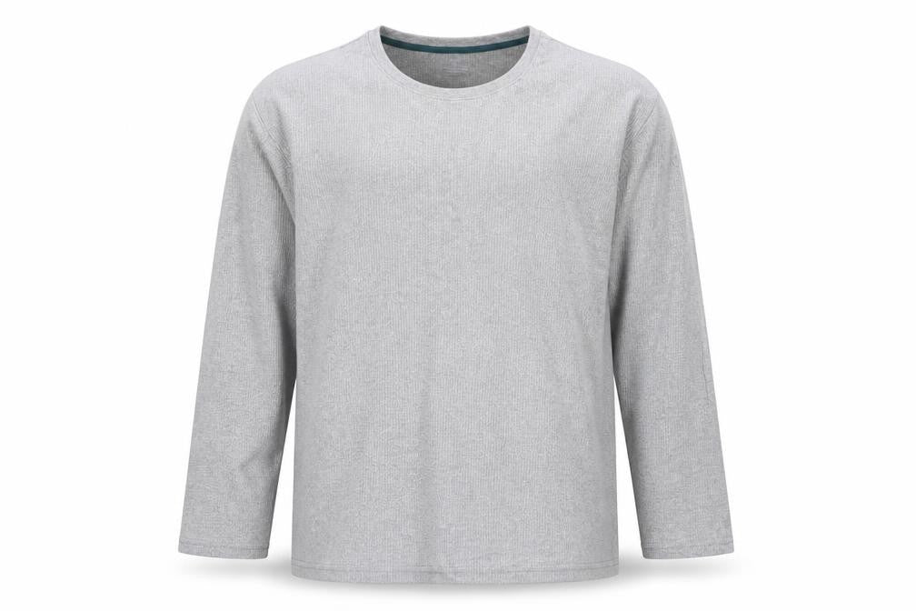 Marks and Spencer Men's Grey 2XL Long Sleeve Pyjama Top