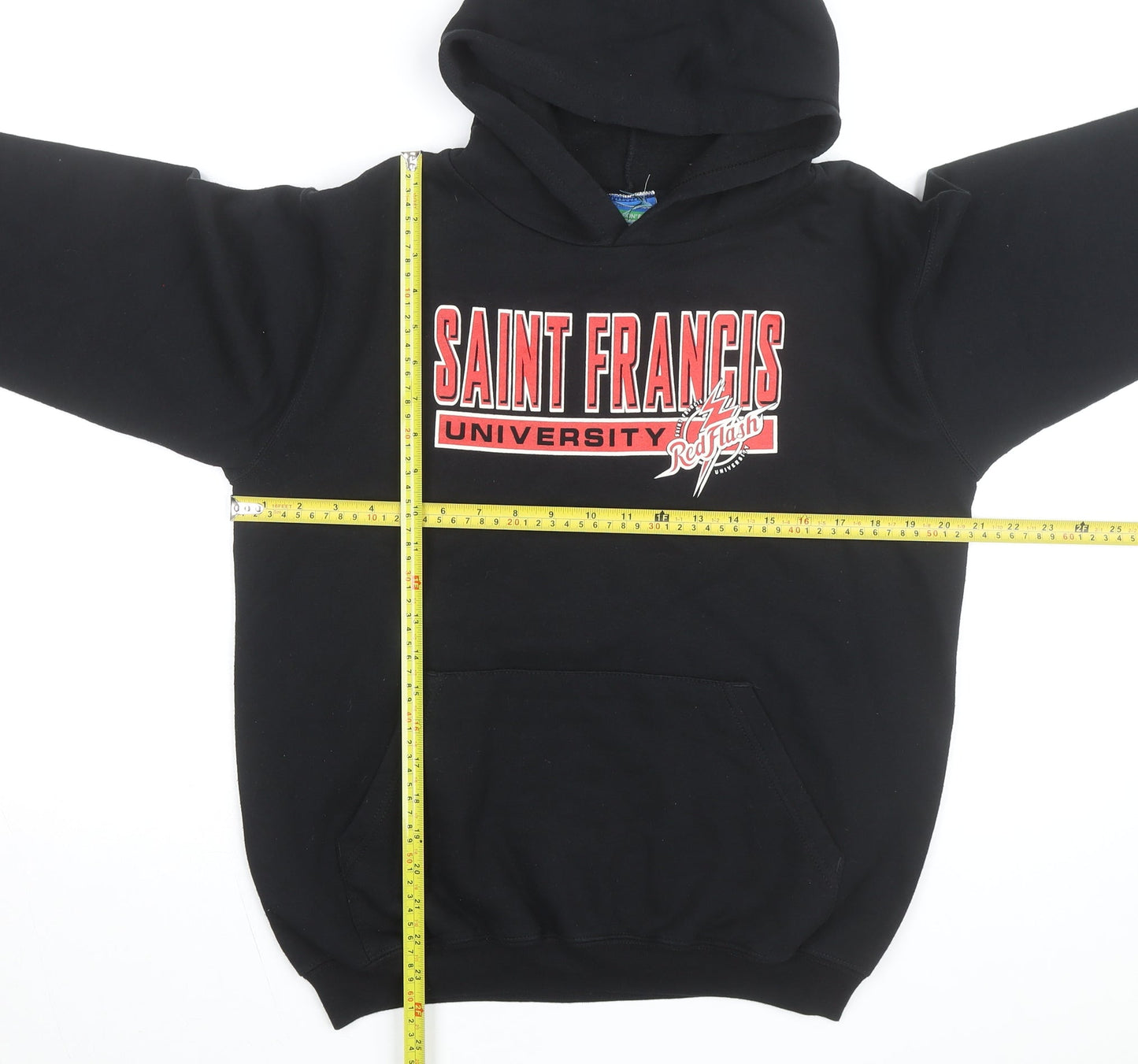 Champion Men's Black Saint Francis University Fleece Hoodie Medium