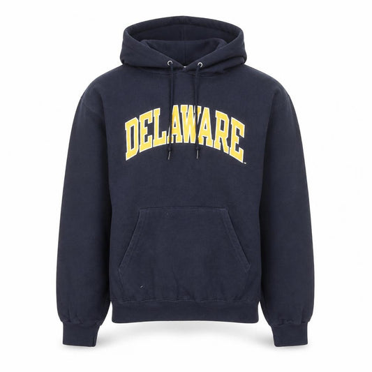 Champion Men's Blue Delaware Pullover Hoodie Size S Regular Fit