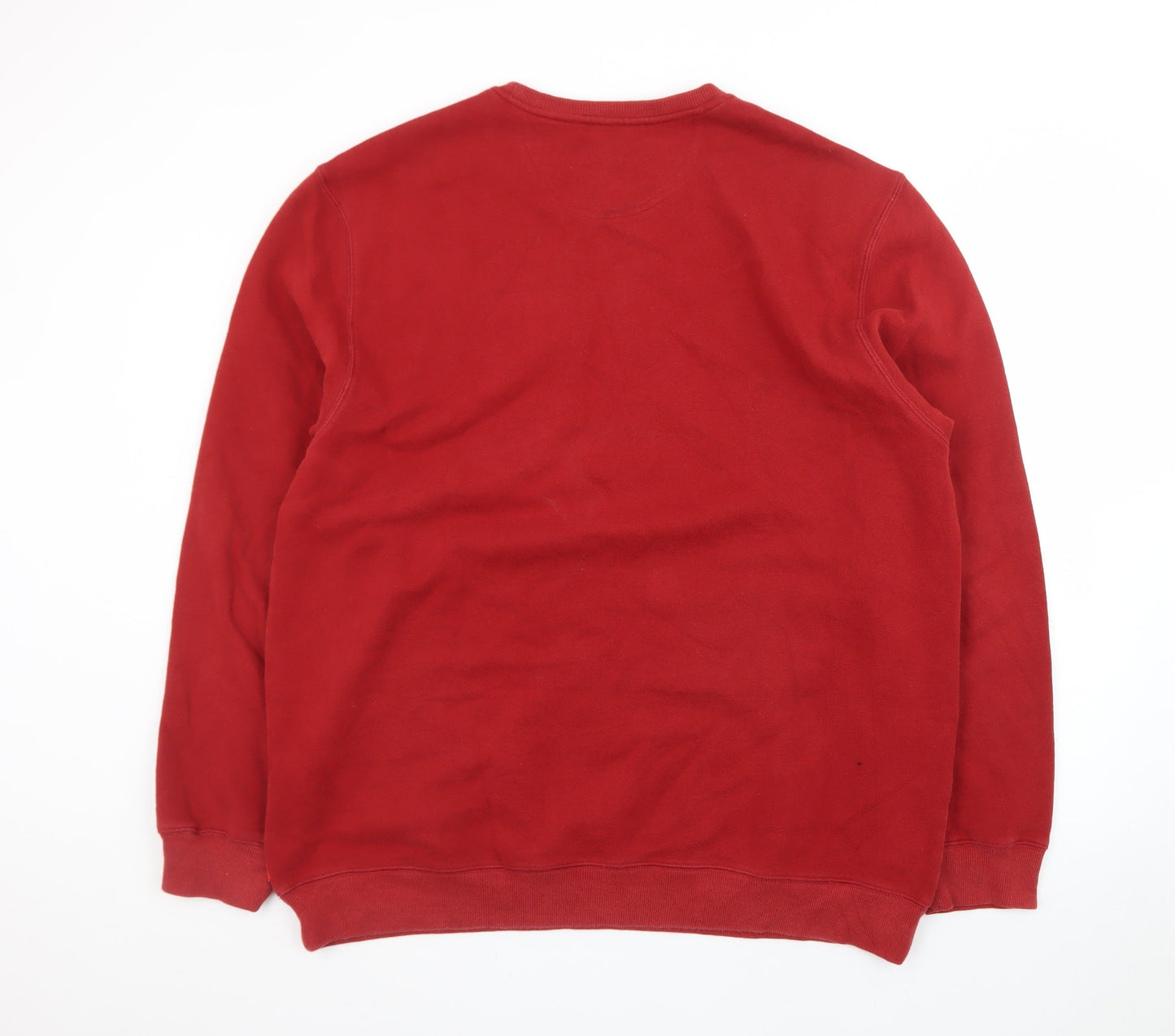 IZOD Men's Red XL Pullover Crew Neck Fleece Sweatshirt