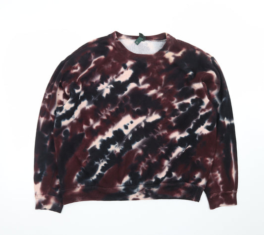 Wild Fable Womens Multicoloured Tie-Dye Pullover Sweatshirt XS