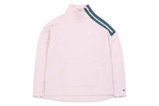 Champion Womens Pink Half Zip Pullover Sweatshirt M