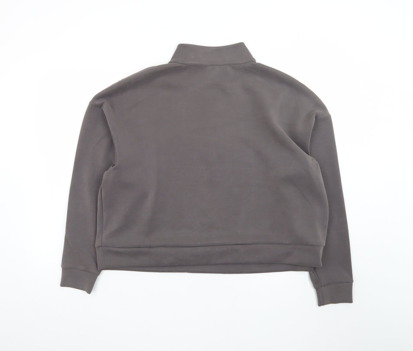 Marks and Spencer Mens Grey 1/2 Zip High Neck Sweatshirt L