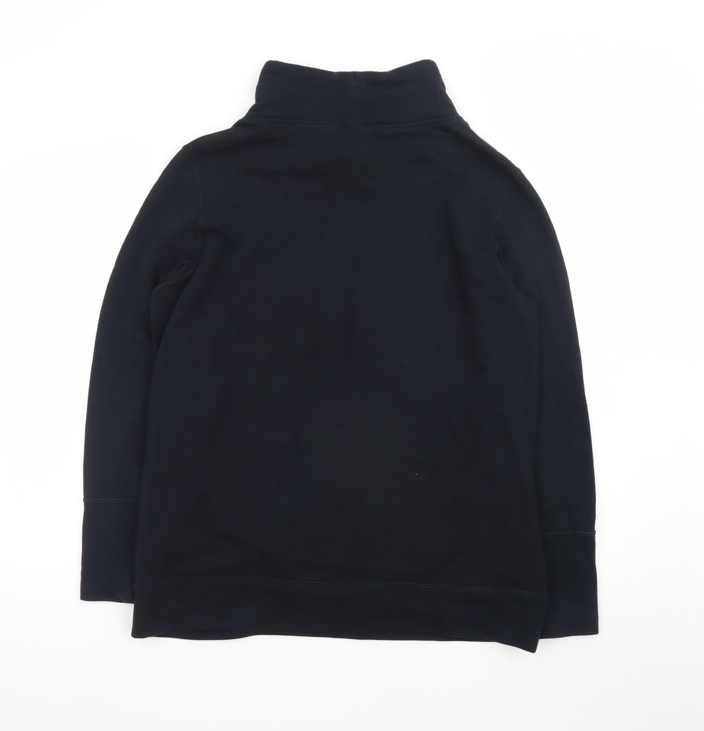 Puma Womens Black Size 16 Pullover Sweatshirt with Pink Logo