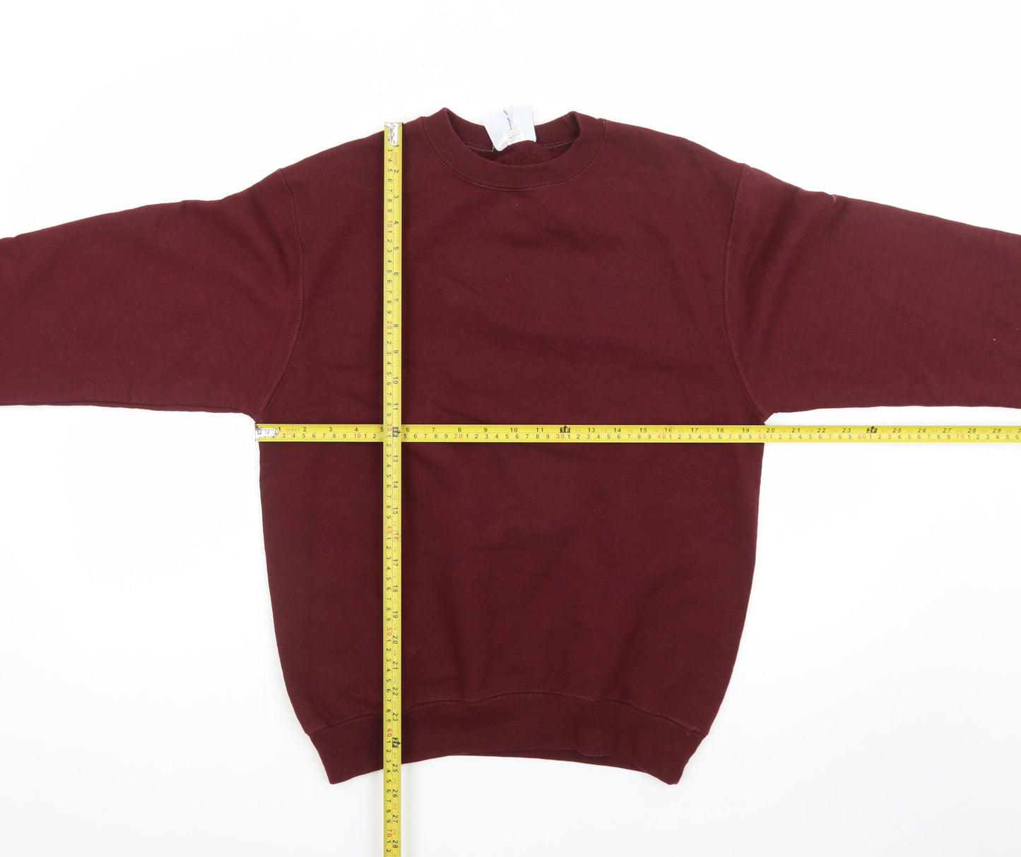 Champion Men's Red Pullover Crew Neck Sweatshirt Size S