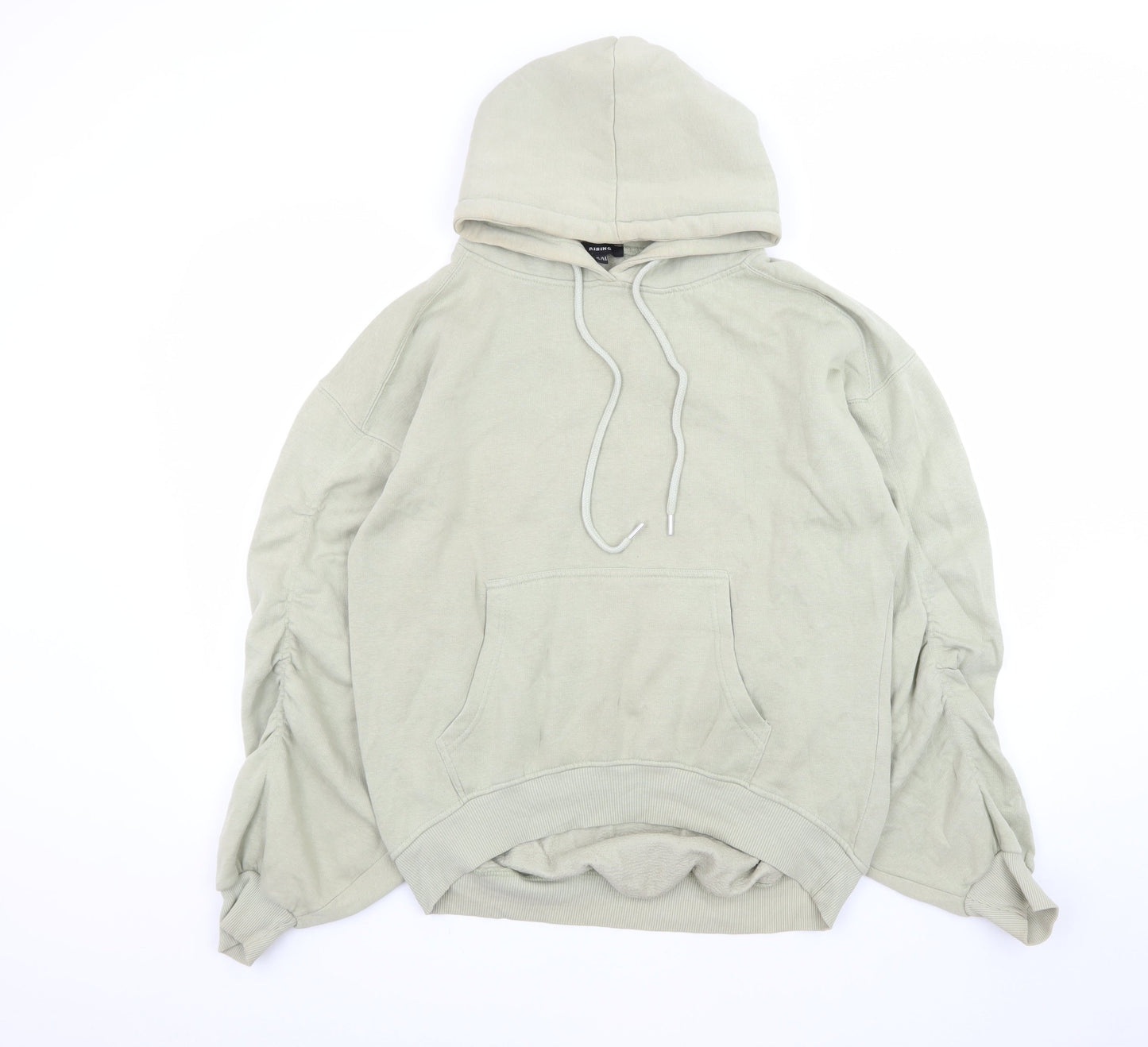 Rising Women’s Beige Pullover Hoodie S/M Hooded Casual Sweatshirt