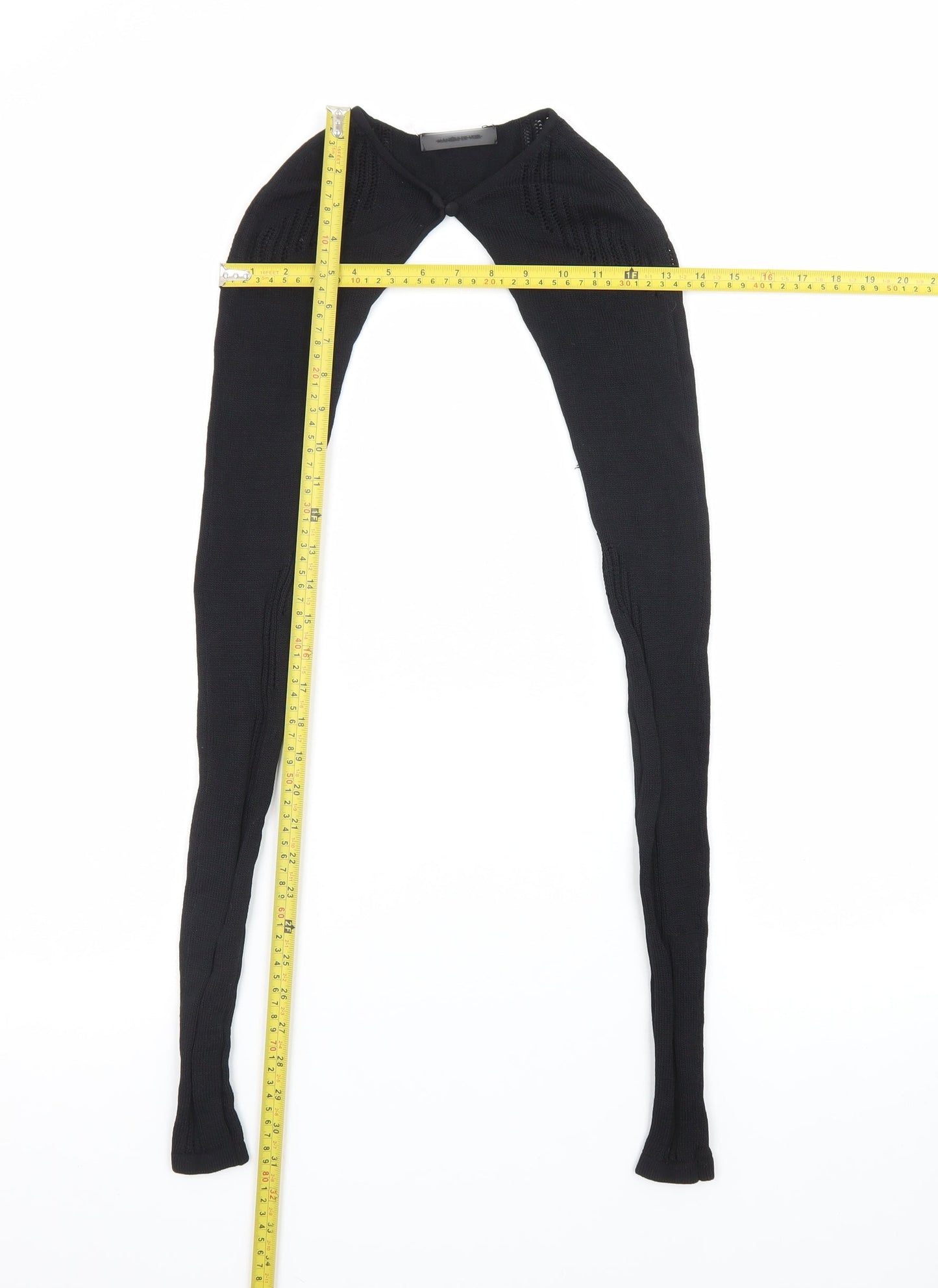 Maniere De Voir Womens Black XS Shrug Knit Cardigan Jumper
