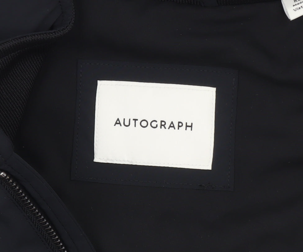 Marks and Spencer Autograph Men's Black M Bomber Jacket