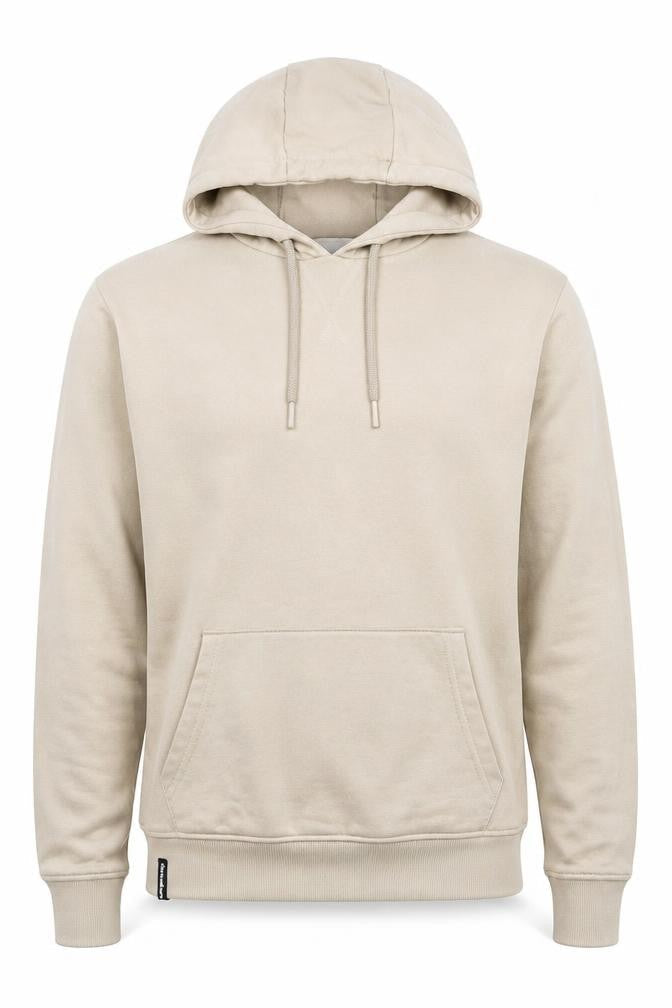 Threadbare Mens Beige Pullover Hoodie Size S Regular Fit
