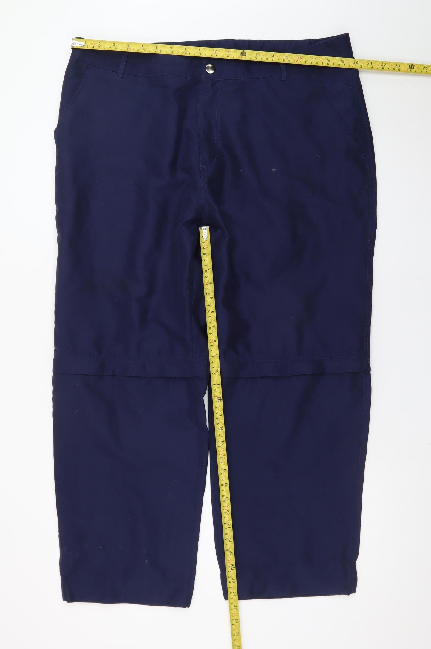 Crane Men’s Blue XL Convertible Cargo Trousers Outdoor Lightweight