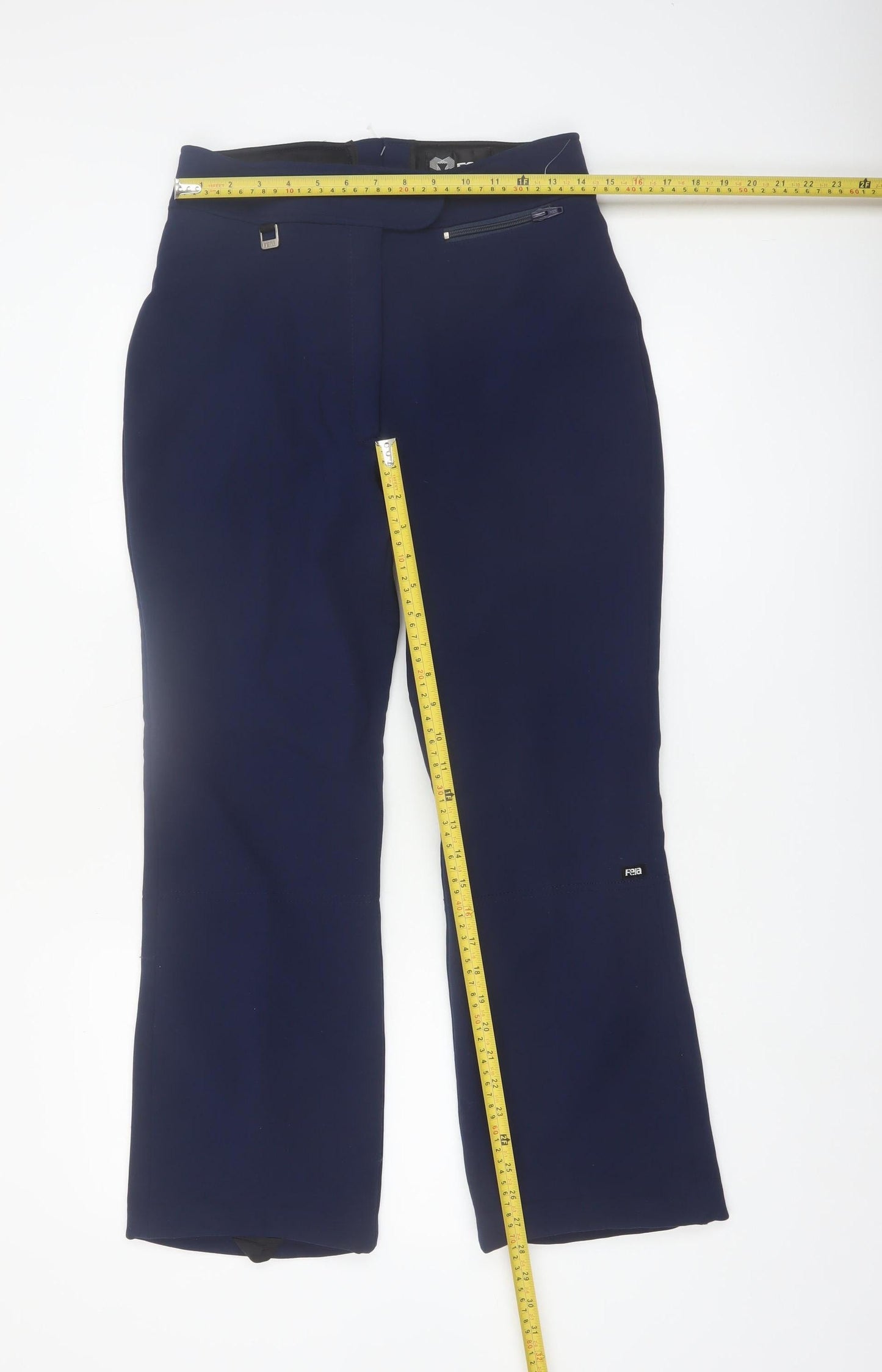 Fera Womens Blue Wool Blend Tall 14L Snow Pants Ski Trousers