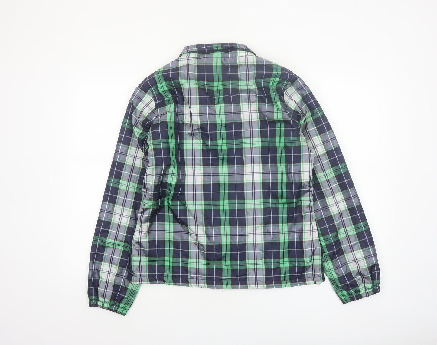 Tommy Hilfiger Women’s Green Checked Windbreaker Jacket S