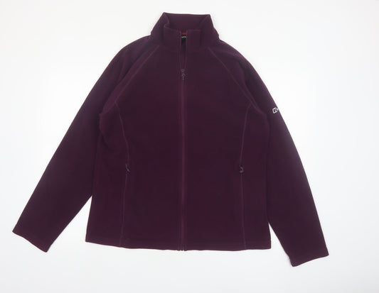 Berghaus Women's Purple Fleece Full Zip Jacket Size 18