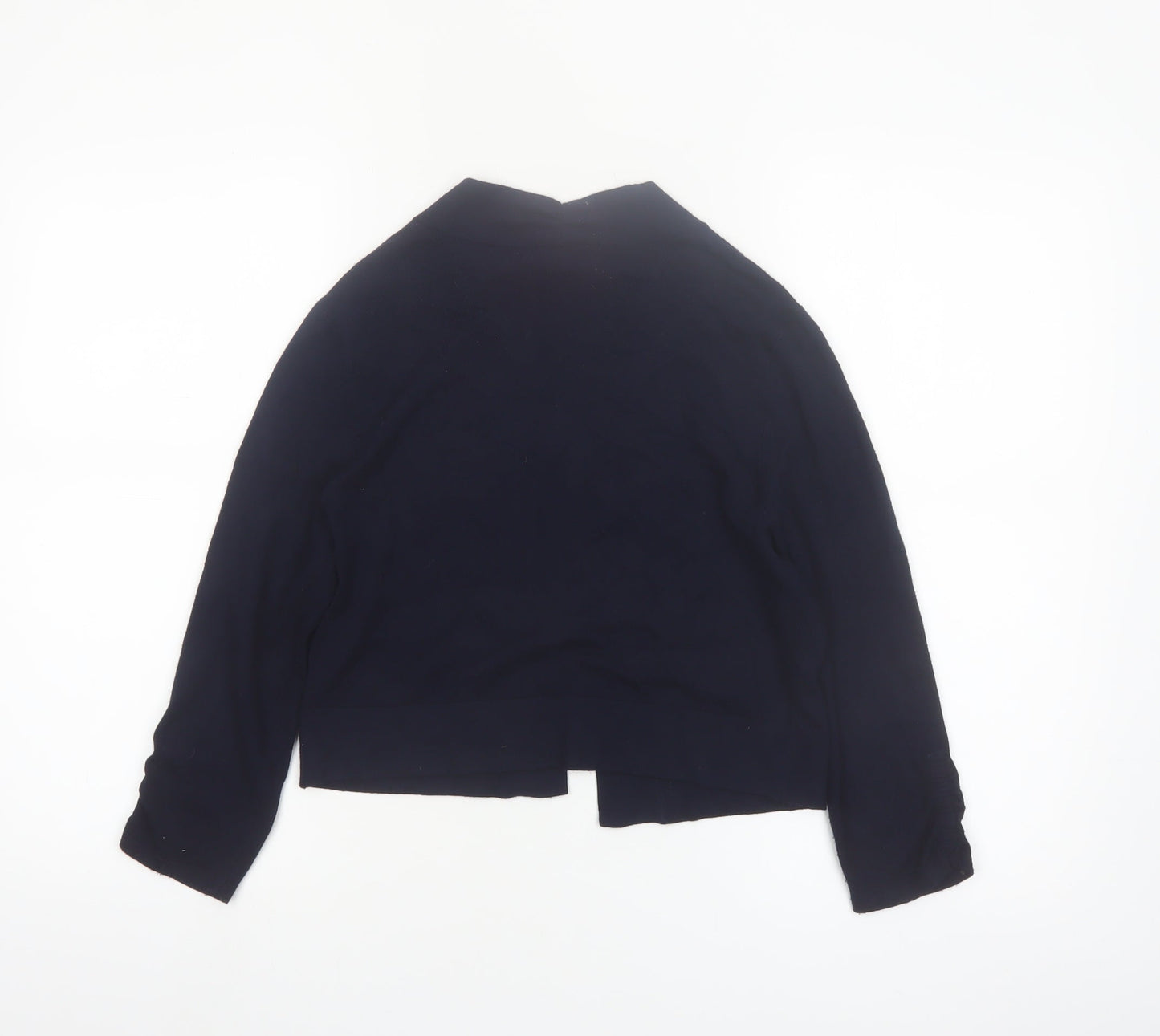 Wallis Women Navy Blue Cardigan Small Viscose Blend Knitwear