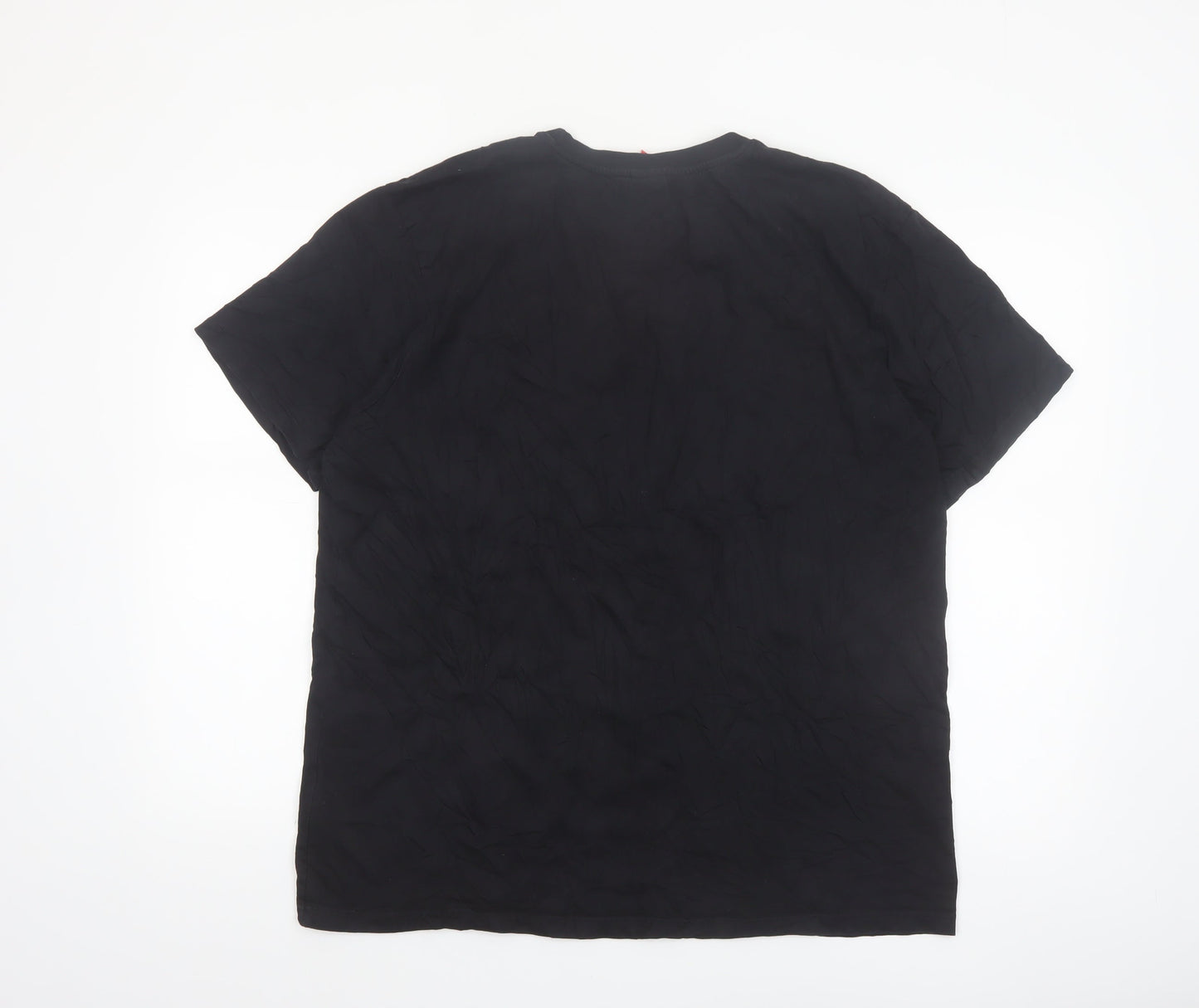 Liverpool FC Men's Black XL Cotton Crew Neck T-Shirt