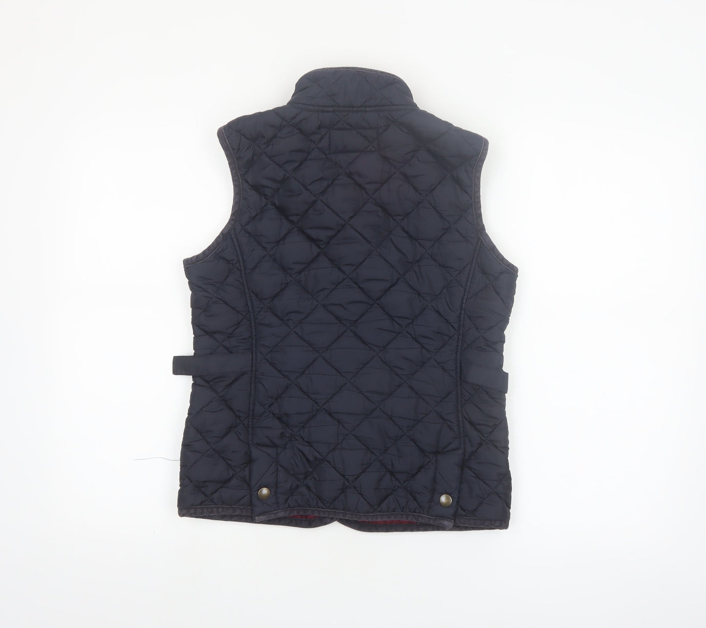 GANT Women's Blue Quilted Waistcoat Size S Sleeveless Casual Outdoor