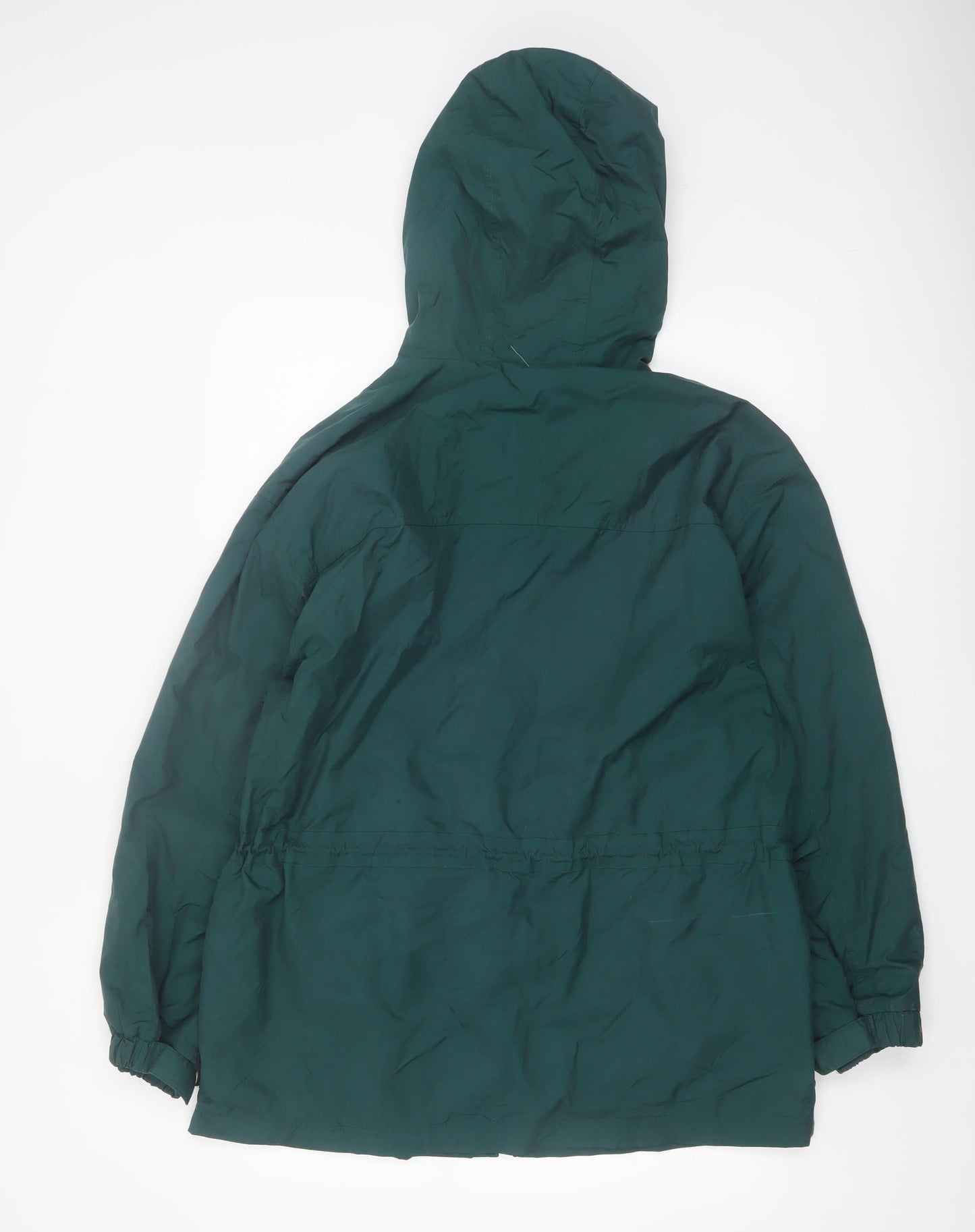 Pacific Trail Mens Green Hooded Anorak Jacket M Outdoor Casual