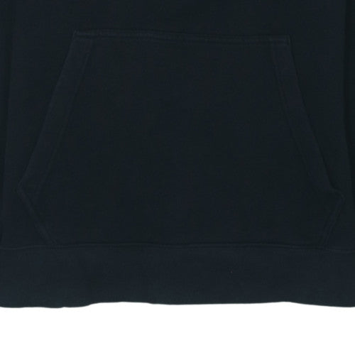 Nike Men's Black 1/2 Zip Pullover Sweatshirt M Fleece Cotton Blend