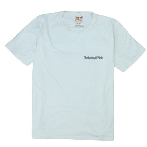 Timberland Pro White 2XL Classic Fit Crew Neck Graphic T-Shirt for Men