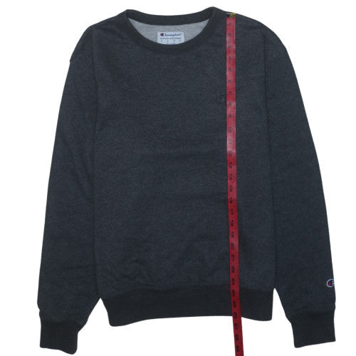 Champion Mens Grey Crew Neck Pullover Sweatshirt Size M