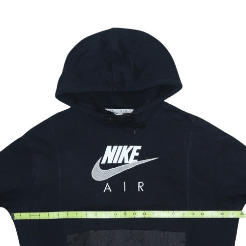 Nike Men's Black Pullover Hoodie Small Fleece Logo Sportswear