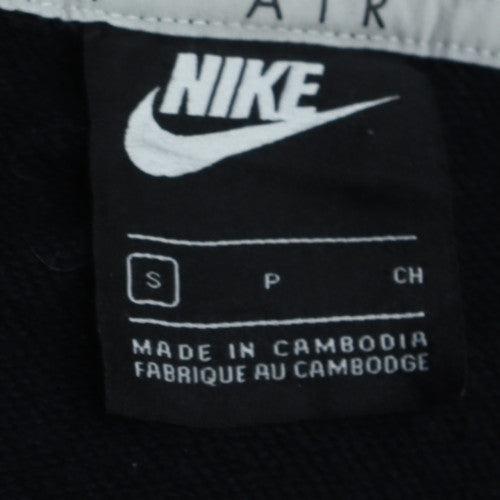 Nike Men's Black Pullover Hoodie Small Fleece Logo Sportswear