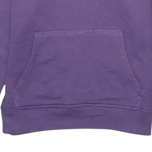 Canterbury Girls Purple 14 Years Pullover Hoodie with Logo Print
