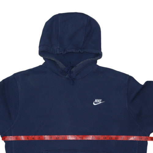Nike Men's Blue Pullover Hoodie Fleece L Regular Fit Sportswear