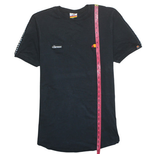 Ellesse Men's Black XL Crew Neck Short Sleeve Logo T-Shirt