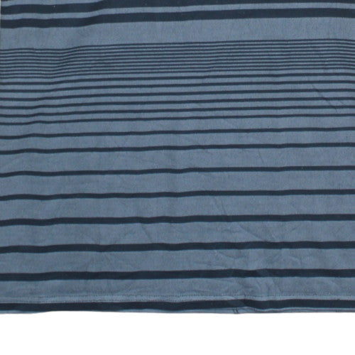 Lacoste Men's Blue Striped Cotton Polo Shirt XL Classic Fit