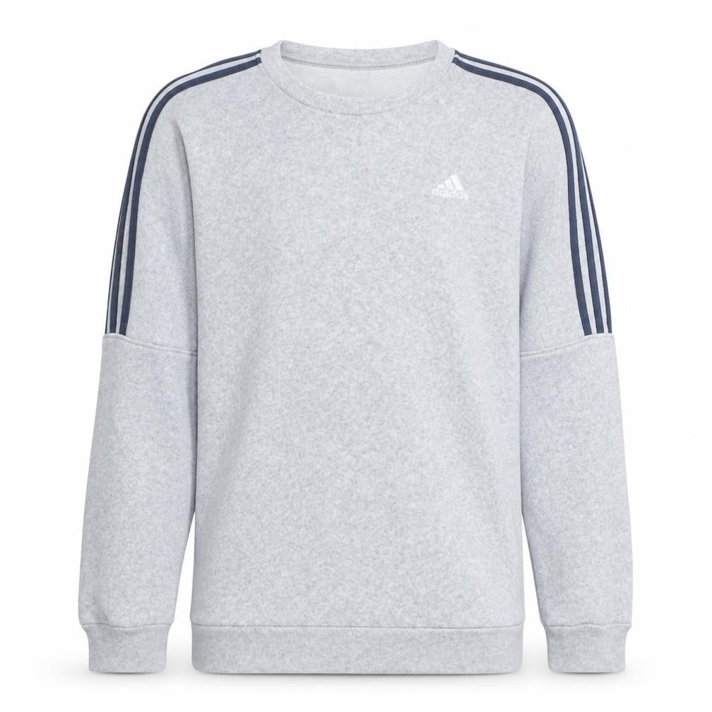Adidas Men's Grey Crew Neck Pullover Sweatshirt Size M