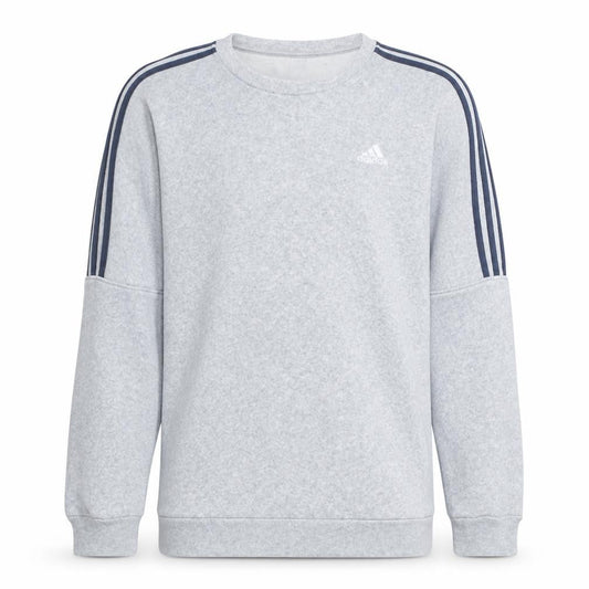 Adidas Men's Grey Crew Neck Pullover Sweatshirt Size M