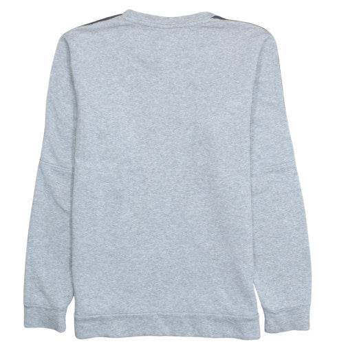 Adidas Men's Grey Crew Neck Pullover Sweatshirt Size M