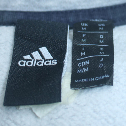 Adidas Men's Grey Crew Neck Pullover Sweatshirt Size M