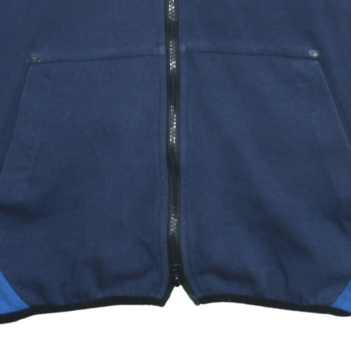 Nike Men's Blue Black Full Zip Hoodie XL Sportswear