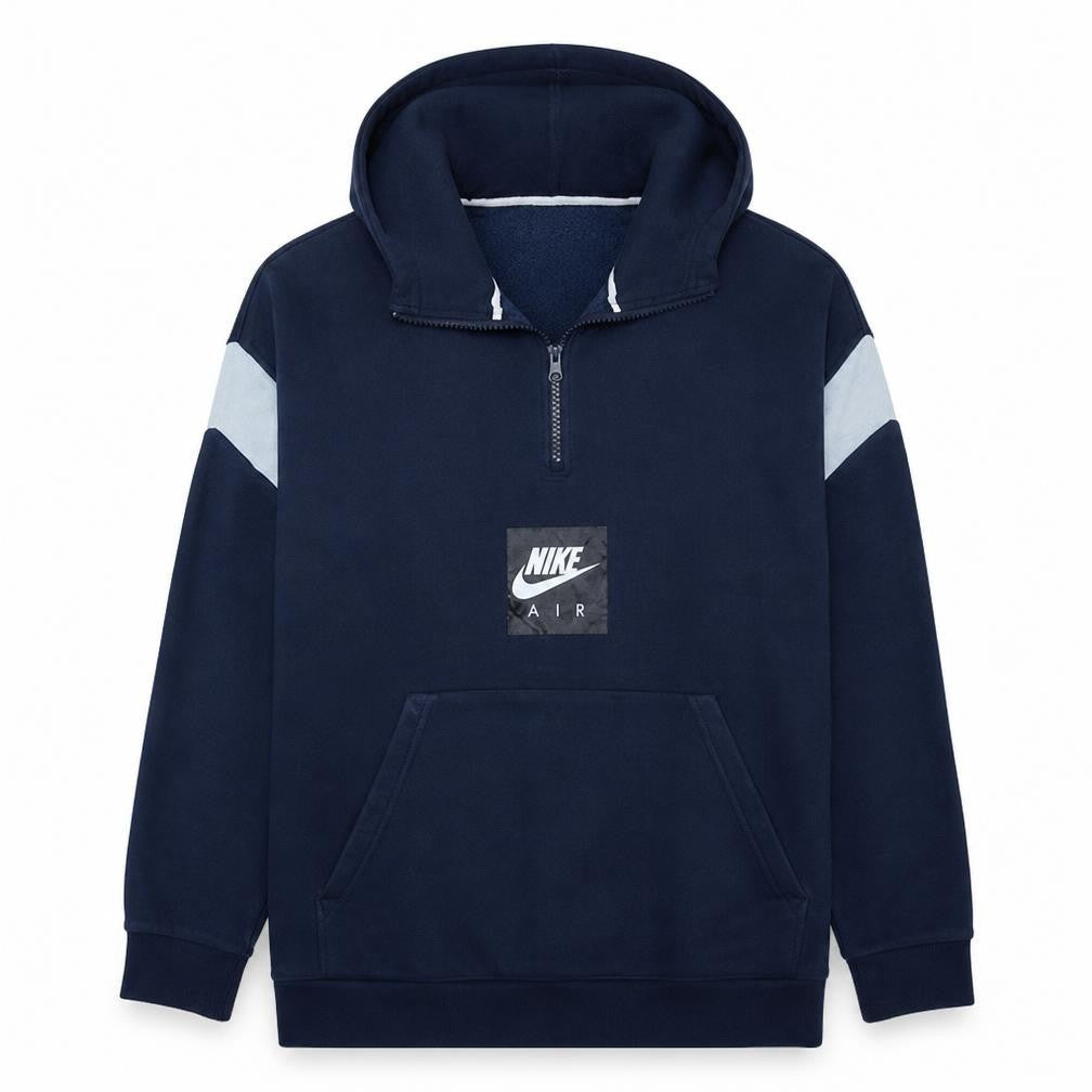 Nike Men's Blue XL 1/2 Zip Hoodie Fleece Sweatshirt