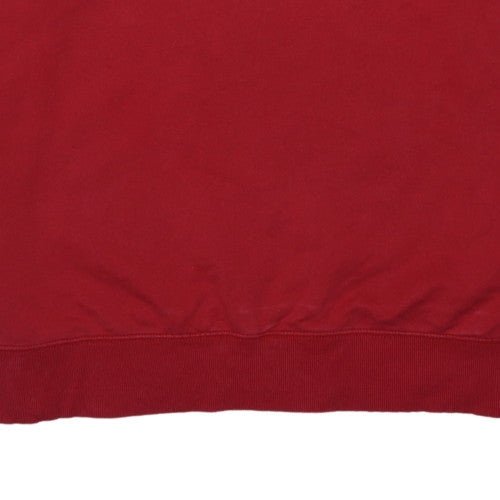 Timberland Men's Red Crew Neck Pullover Sweatshirt Size L