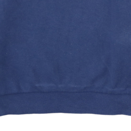 Puma Men's Blue L Warriors Crew Neck Fleece Sweatshirt