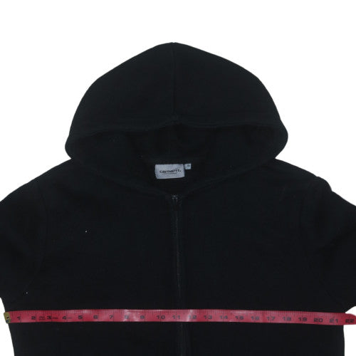 Carhartt Mens Black XL Full Zip Hoodie Heavyweight Cotton