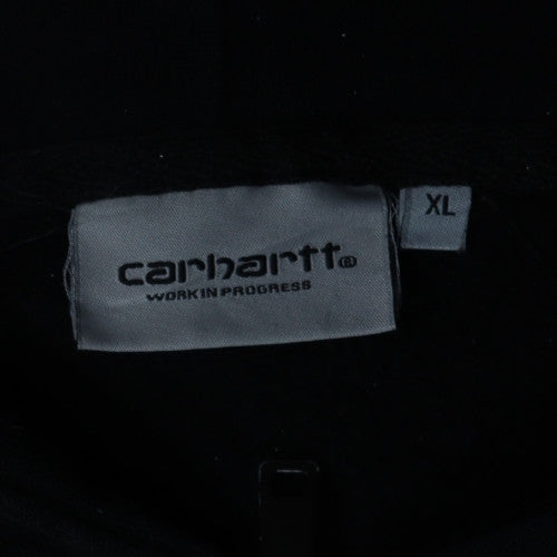 Carhartt Mens Black XL Full Zip Hoodie Heavyweight Cotton