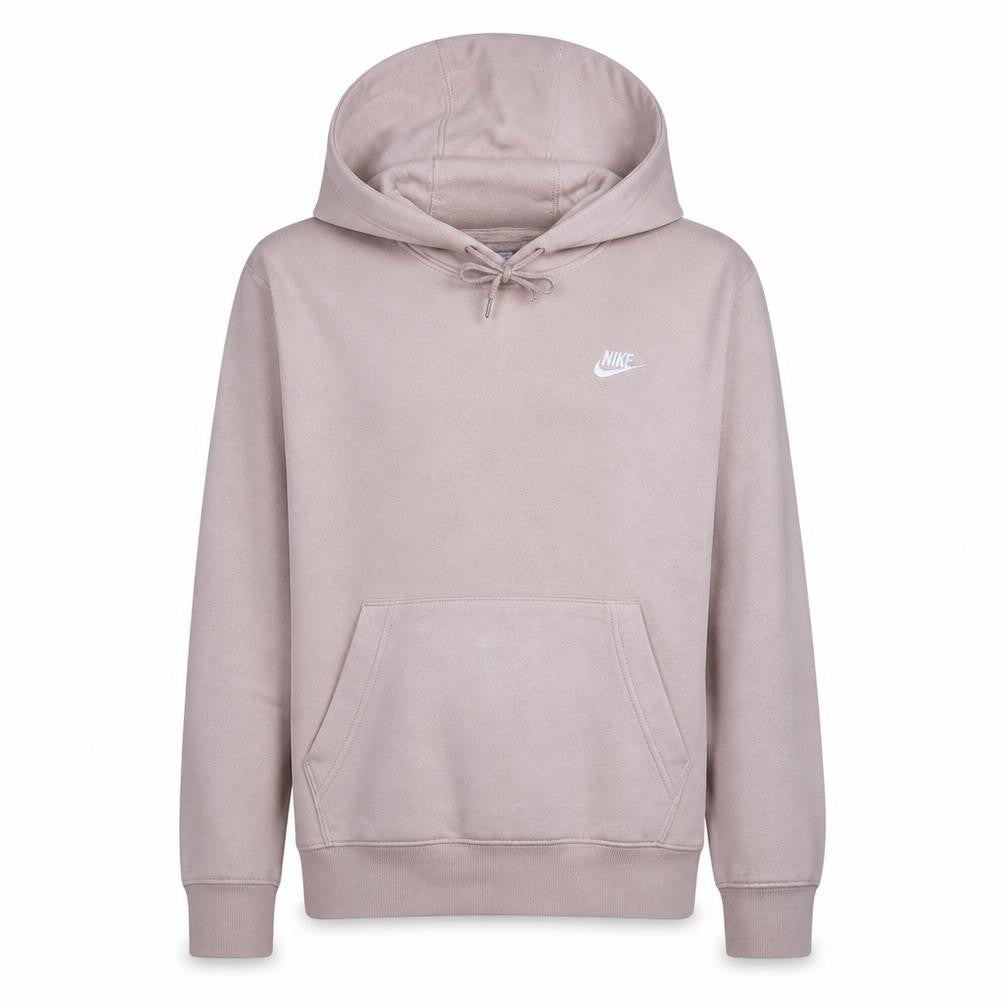 Nike Men's Beige Pullover Hoodie XS Fleece Logo Sportswear