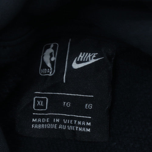 Nike Men's Blue Pullover Hoodie XL Brooklyn NBA Graphic Fleece Sweatshirt