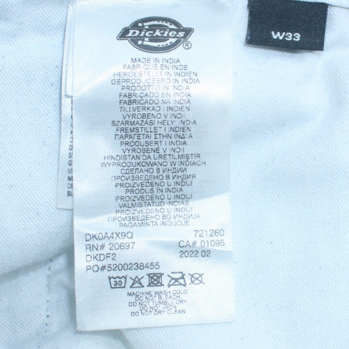 Dickies Men's Black Regular Fit Chino Trousers W33